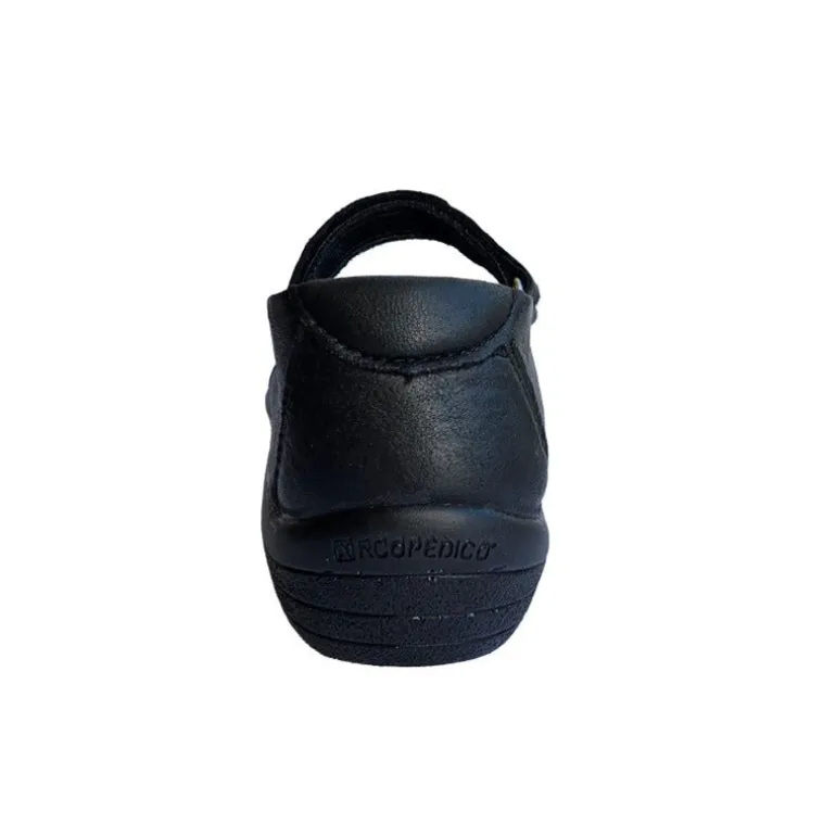 Arcopedico ballerina med velcro - Sort
