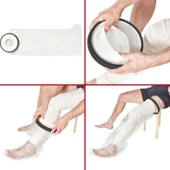 Badeovertræk til bandage/gips - Helt ben