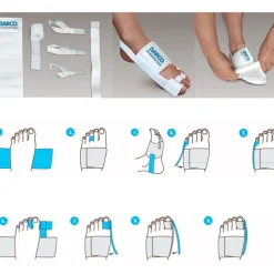 Bandage til tå korrigering