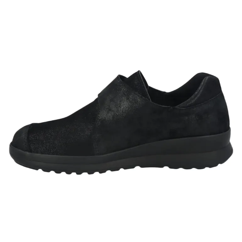 Berkemann damesko med velcro - Sort