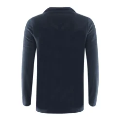 Cardigan i fleece til damer - Mørkeblå