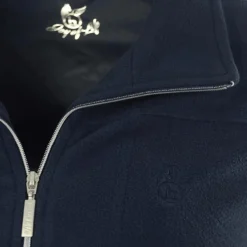 Cardigan i fleece til damer - Mørkeblå