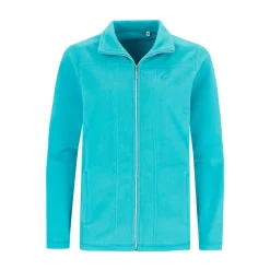 Cardigan i fleece til damer - Turkis