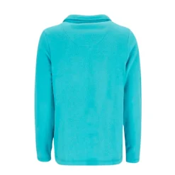 Cardigan i fleece til damer - Turkis