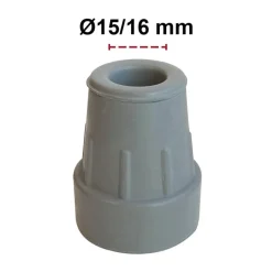 Dupsko Ø15/16 mm - Grå