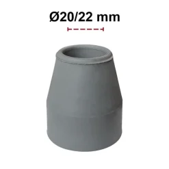 Dupsko Ø20/22 mm - Grå