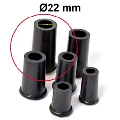Dupsko Ø22 mm - Sort