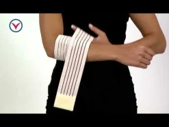 Elastisk bandage med velcro til f.eks. albue