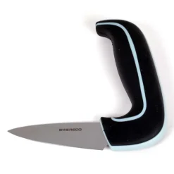 Ergonomisk grøntsagskniv med anti-slip