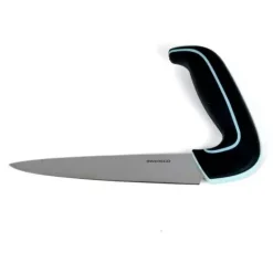 Ergonomisk køkkenkniv med anti-slip