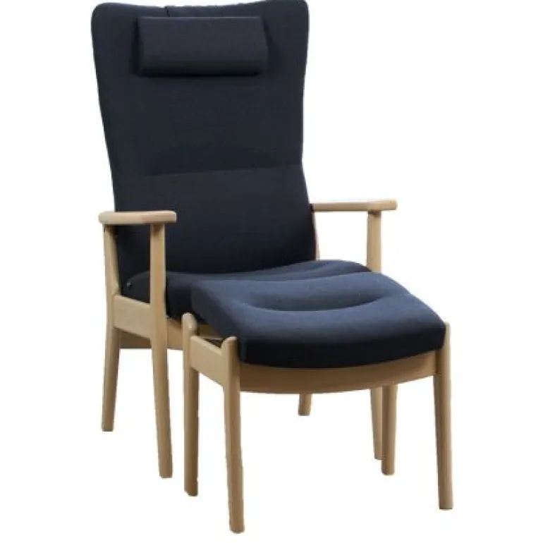 Farstrup hvilestol 5910 Plus - Dark blue