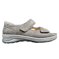 Fidelio damesandal med velcro - Beige