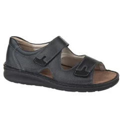 Fidelio herresandal i skind - Sort