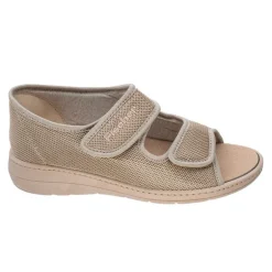 Fischer bred damesandal - Beige