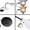 Fleksibel bordlup med LED - 2x/6x forstørrelse
