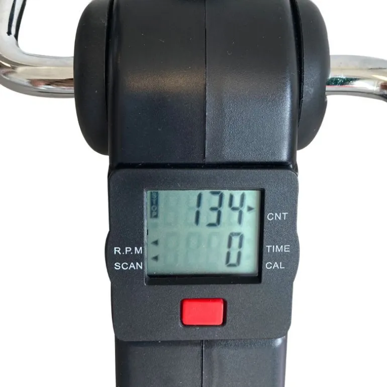 Foldbar digital pedaltræner - Sort