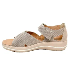 Hartjes damesandal med hælkappe - Sand