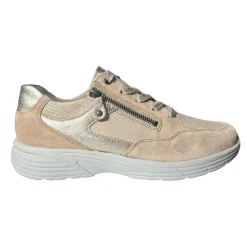 Hartjes sporty damesneaker - Beige