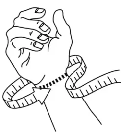 Håndledsbandage - Kort