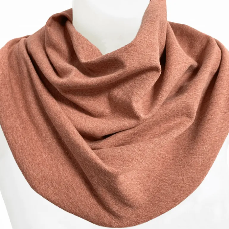 Honni tørklæde / Hagesmæk - Terracotta