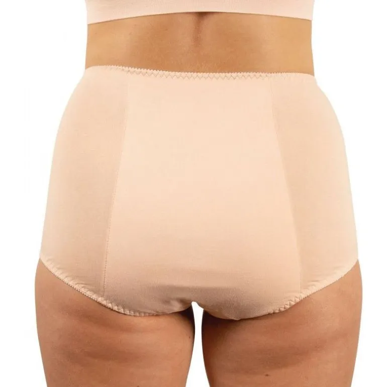 Inkontinens trusse med blonde - Beige