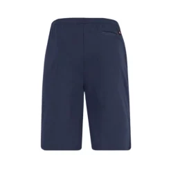 Knælange shorts med elastik - Marineblå