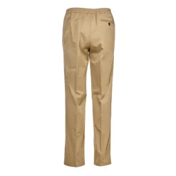 Lette bukser med elastikkant - Beige