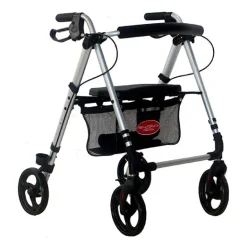 Letvægts rollator - Sølv