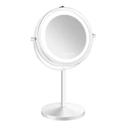Makeup-spejl med lys - 1x/10x forstørrelse