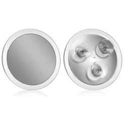 Makeupspejl med sugekopper - 10x forstørrelse