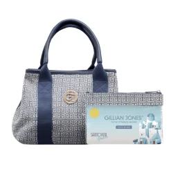 Mary toilettaske - Santorini print