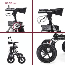 Mego Rollator - Lys grå
