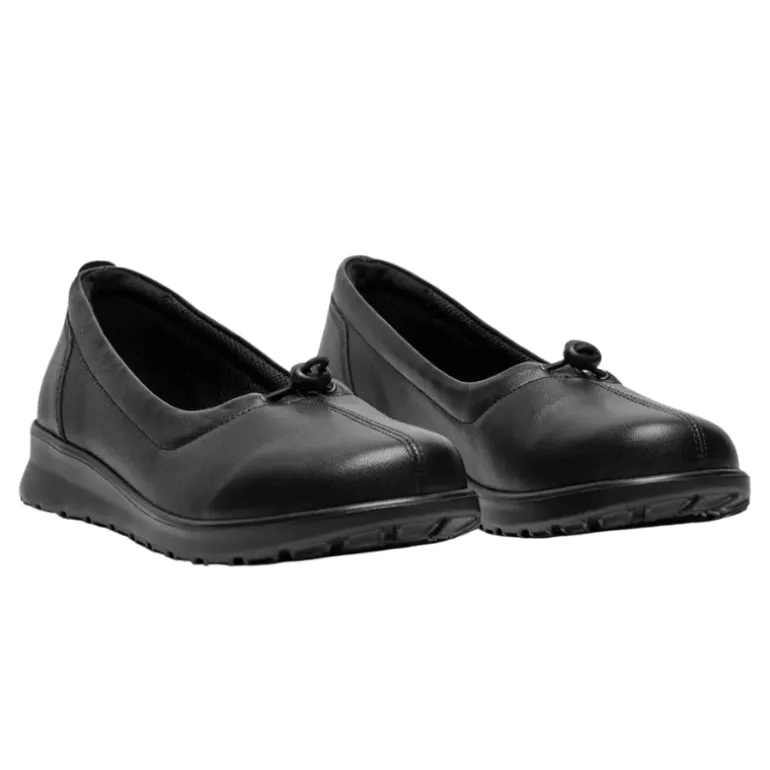 New Feet ballerina - Sort læder
