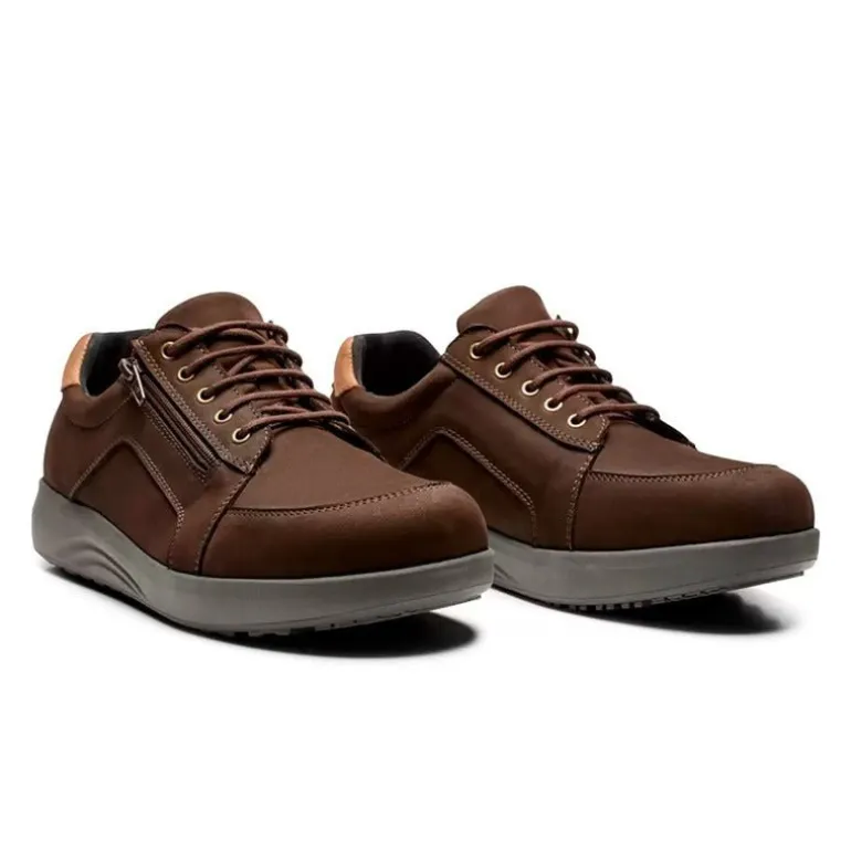 New Feet bred herresko - Brun
