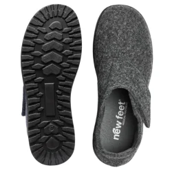 New Feet damehjemmesko - Grå
