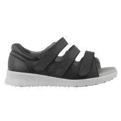 New Feet damesandal med hælkappe - Sort