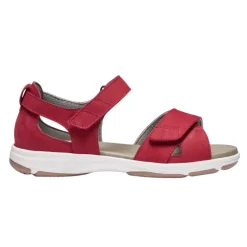 New Feet damesandal med hælkappe - Rød