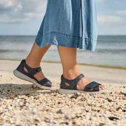 New Feet damesandal - Mørkeblå