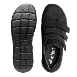 New Feet damesko i nubuck - Sort