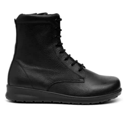 New Feet damestøvle - Sort skind
