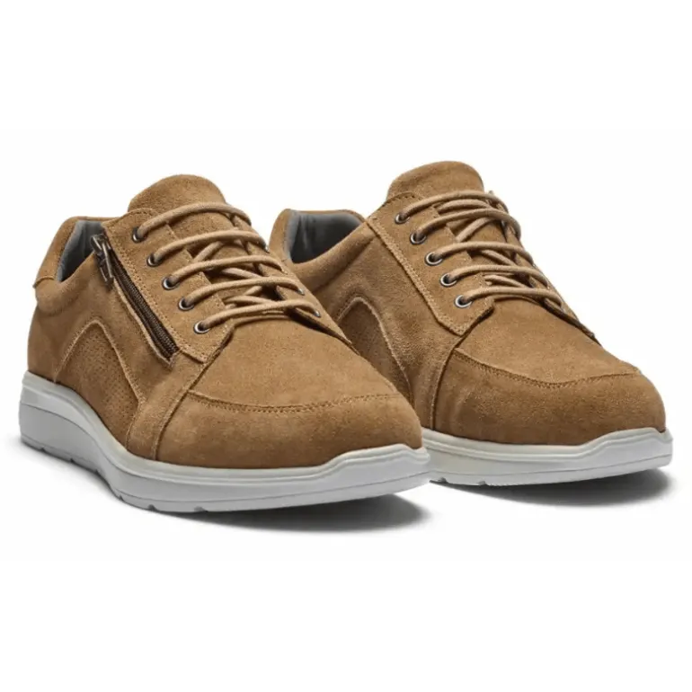 New Feet herresko i ruskind - Brun