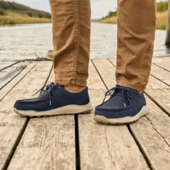 New Feet herresko med snøre - Mørkeblå