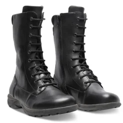 New Feet lang damestøvle - Sort