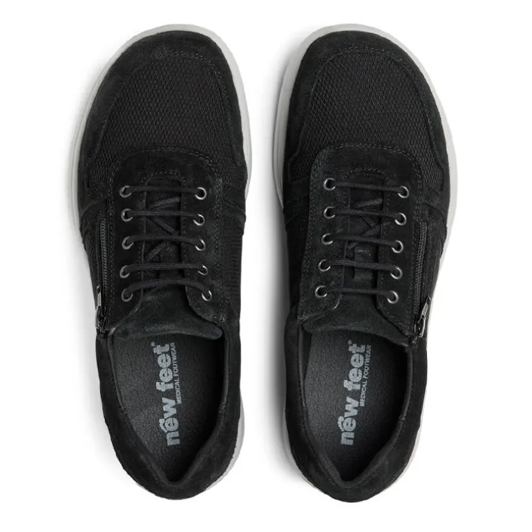 New Feet let herresko - Sort