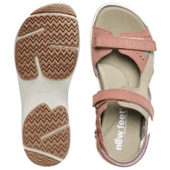 New Feet sporty damesandal - Rosa