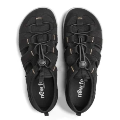 New Feet sporty damesandal - Sort