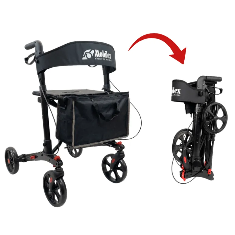 Panther Compact rollator - Sort