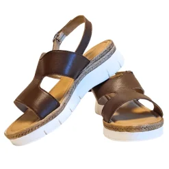 Relaxshoe damesandal - Brun