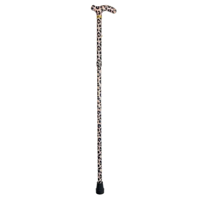 Sammenklappelig stok - Leopardmønster