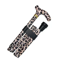 Sammenklappelig stok - Leopardmønster